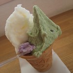 まんま - 2017.5よもぎあずき、レモンシャーベット、ブルーベリー