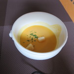 レストラン アルブル - コーンスープ