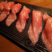 生粋 - 炙り和牛の握り