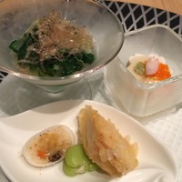 和食 清水 - 何気にお浸しが温度と出汁の味が良くて美味しかったな。