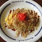 ポムの樹 - お好み焼き風オムライス Sサイズ