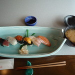 ざこや - 定食のお寿司