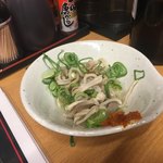 純豚骨ラーメン鶯 - 酢モツ
