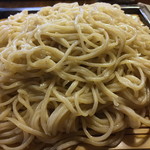 萬寿庵 - お蕎麦は大盛り。