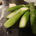 ととバルnemuro - 茹でアスパラ