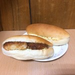 Koma pan - たまごサンド＆コロッケパン