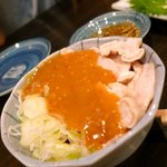 もつ焼 わかば - 酢みそが美味しいガツ刺し〜