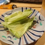 串かつ風土 小樽店 - 通しのキャベツ(おかわり自由)