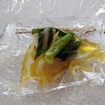 サーラ アマービレ - 帆立貝と九条葱のカルトッチョ仕立て（開いたところ）