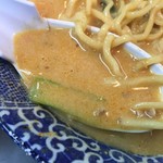 らーめんやまふじ - エビサバ担々麺　８００円
