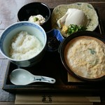 湯葉丼 直吉 - 「湯葉丼＋湯葉刺しセット」