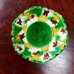 甘の味・茶の道 茶席菓子 - この手の珉平は珍しい。