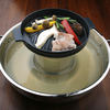 肉匠 六感 はなれ - 料理写真:関西発！一度に3種類の食べ方ができる特注の鍋です。