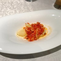 グリルうかい 丸の内店 - 桜海老のコンキリエ