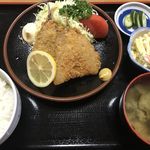 安東食堂 - アジフライ定食