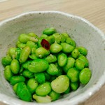 スタンド酒場ずいき - 枝豆ペペロン炒め