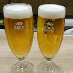 スタンド酒場ずいき - ビール（キリン）