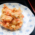 手打ちうどん 清水屋 - エビかき揚げ