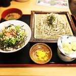 生本まぐろ へぎそば 炉端焼 魚然 - 