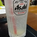 京王高尾山温泉 極楽湯 - 生搾りレモンサワー