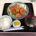 キッチン大山 - チキンカツ定食