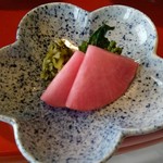 和田金 - セットの香の物