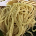 麺匠くり原 - しじみらーめん 麺アップ