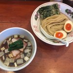 麺処ほん田 - 季節の限定「昆布水つけめん」1000円