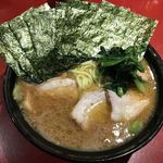 ラーメン 厚木家 - 【2018.4.3】中盛りチャーシューメン¥940+のり¥100