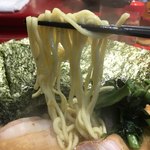 ラーメン 厚木家 - 【2018.4.3】酒井製麺の中太麺。