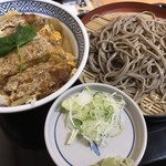 そば処 吉野家 - かつ丼ともり蕎麦のセット