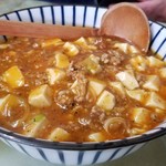 玉蘭 - マーボー麺。辛さはマイルド。