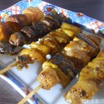 双葉 - つくね＆鳥レバー＆鳥皮＆ねぎ鳥＆焼鳥