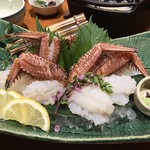 大宮 甲羅本店 - 毛蟹のあらい