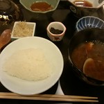 蓬左茶寮 - ご飯物:煮え花とあさりの赤だし