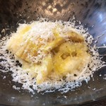 RADICE - ホワイトアスパラガスと穴子のリゾットのアップ