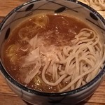 〆蕎麦 フクロウ - 冷蕎麦（一合）＋出汁カレー