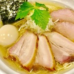 麺処 風人 - 特製淡麗風人塩そば(大盛)【料理】 