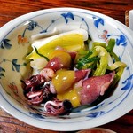 よし半 - ホタルイカとウルイのぬた