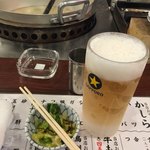 みそだれやきとり かんちゃん - 向こう正面、カラカラの煮込み鍋。