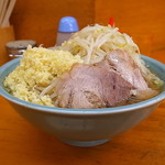 ラーメン二郎 - 大ラーメン（ニンニク）