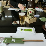 駿河屋 - 「瓶ビール大」サッポロラガー700円