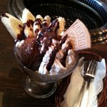 Yakiniku Yaginjirou - チョコバナナグラスパフェ