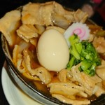まさか - バラ肉がいっぱいでうどんが見えません！( ; ゜Д゜)
