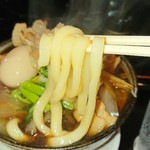 まさか - もちもちの極太うどんです！