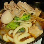 まさか - バラ肉をどかしてやっぱりうどんが見えました！( ; ゜Д゜)