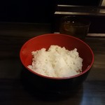 横浜家系らーめん 武術家 - 平成30年4月12日訪問の中ライス