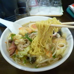 熊猫 - 加水高しの麺