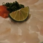 ちょっとよっ亭 - 穴子の薄造り