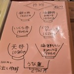 ちょっとよっ亭 - メニュー